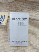 BEAMS BOY / メッシュ ヘム ニットスカート