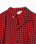 STAR OF HOLLYWOOD / スクエアグリッド オープンカラーシャツ