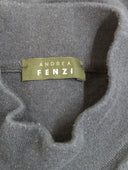 ANDREA FENZI / コットンウール モックネックニット