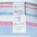 ORIAN / リネン ストライプ ボタンダウン シャツ