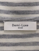 Demi-Luxe BEAMS / ウール テレコ スリットネック プルオーバー