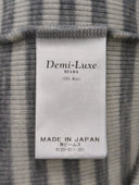Demi-Luxe BEAMS / ウール テレコ スリットネック プルオーバー