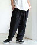 BEAMS / 2プリーツ テーパード アンクル パンツ