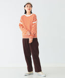BEAMS BOY / 7ゲージ ボーダー クルーネック ニット 23FW
