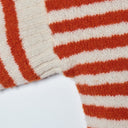 BEAMS BOY / 7ゲージ ボーダー クルーネック ニット 23FW
