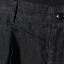 SAGE DE CRET / 先染め 2タック 9分丈 ペグトップパンツ