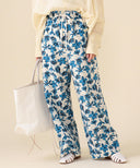 Demi-Luxe BEAMS / コットンシルク ギャザーパンツ