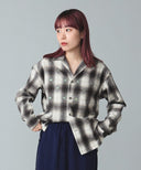 maturely / Spangles Embroidery Shirt