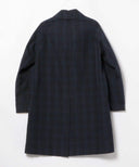 hevo × Brilla per il gusto / 別注 AMASTUOLA グレンチェック バルカラーコート