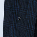 hevo × Brilla per il gusto / 別注 AMASTUOLA グレンチェック バルカラーコート