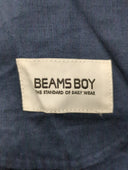 BEAMS BOY / コットン リネン ギャザー エプロン