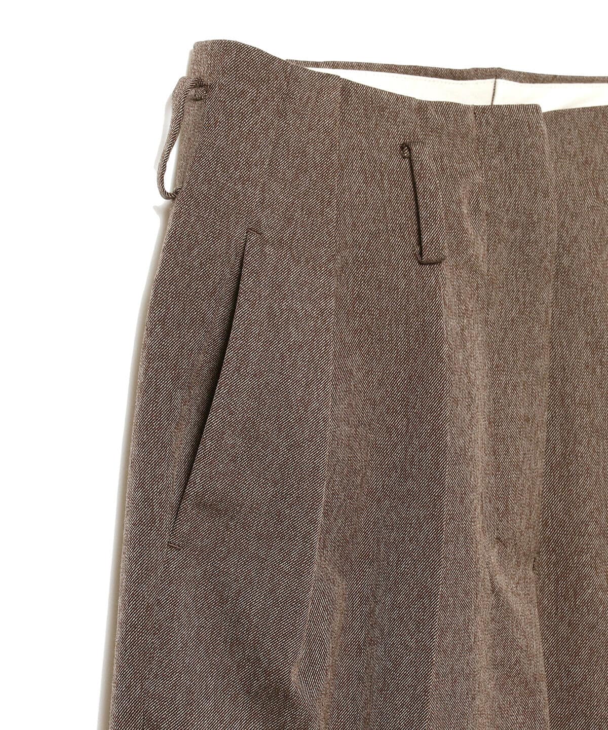 support surface / 2タック ウールパンツ / 0(XS) / BROWN – BEAMS digroo