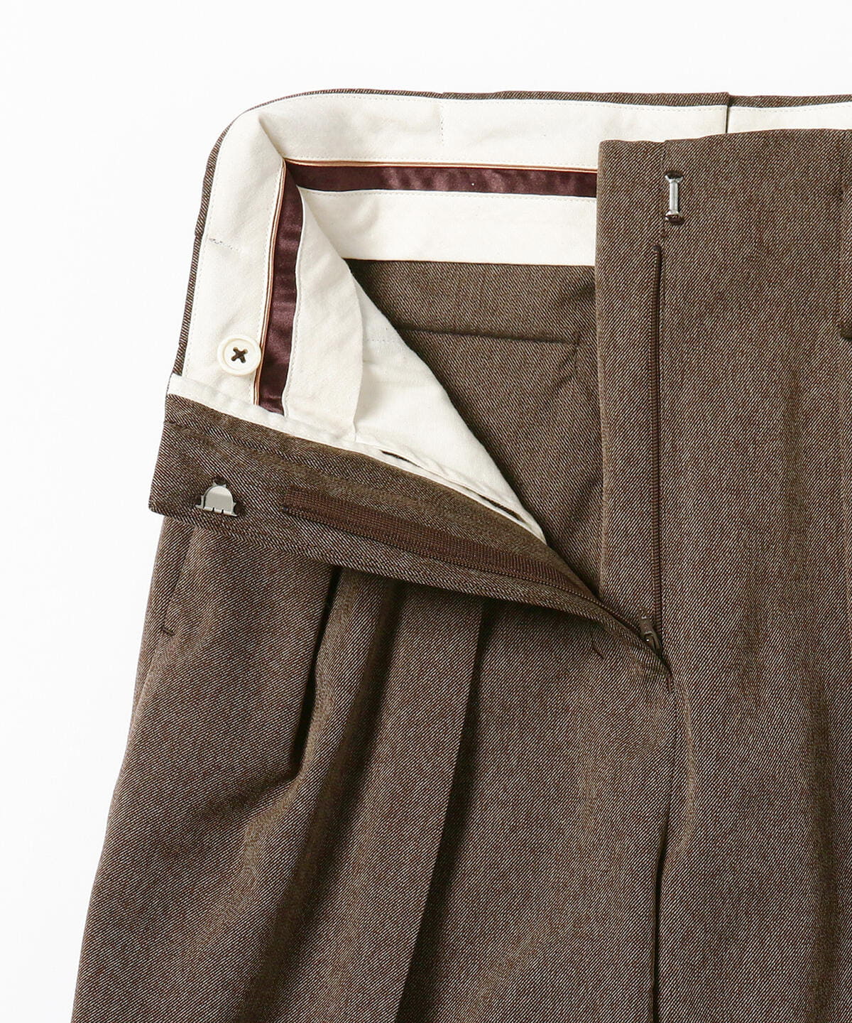 support surface / 2タック ウールパンツ / 0(XS) / BROWN – BEAMS digroo