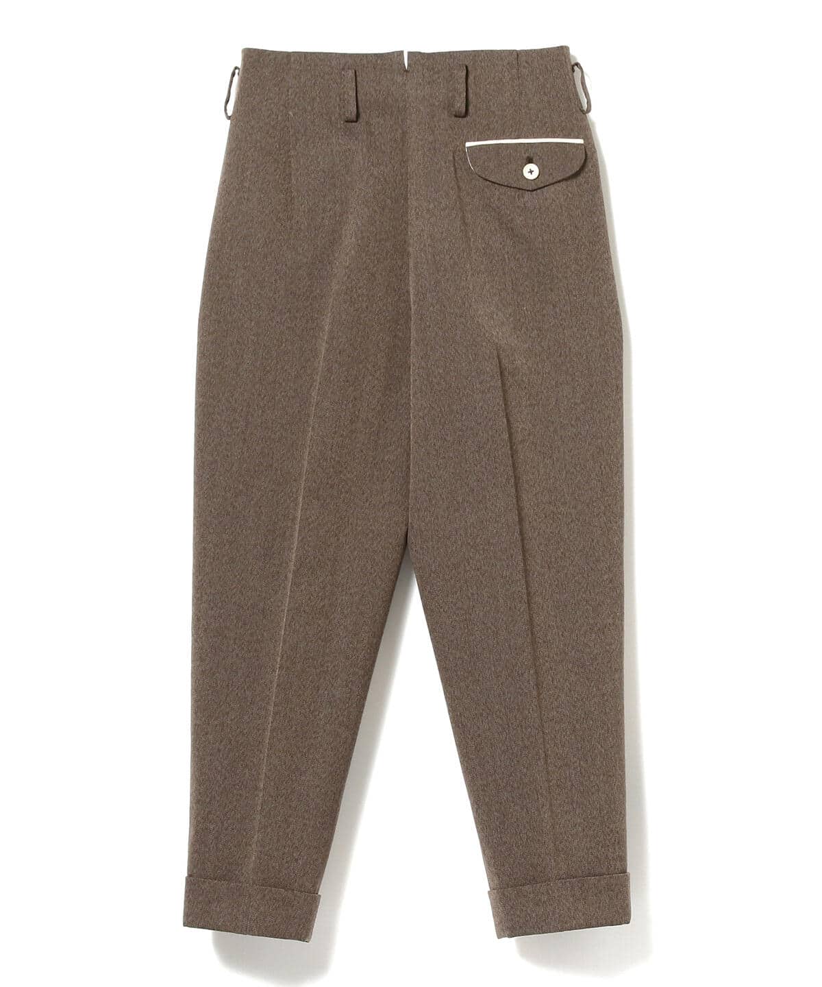 support surface / 2タック ウールパンツ / 0(XS) / BROWN – BEAMS digroo