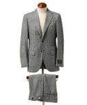 BEAMS F / V.B.CANONICO グレンプレイド 3ボタンスーツ