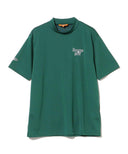 BEAMS GOLF / バックフラワー モックネック シャツ