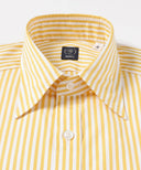 BEAMS F / コットン カラーロンドンストライプ レギュラーカラーシャツ