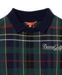 BEAMS GOLF / 襟付き チェック プルオーバー