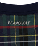 BEAMS GOLF / 襟付き チェック プルオーバー
