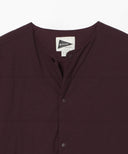 snow peak × Pilgrim Surf+Supply / Flexible Insulated Crew Neck Cardigan