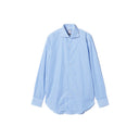 BEAMS F / ストライプ カッタウェイ カラー シャツ