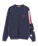 BEAMS GOLF / エアシャット 裏付き USフラッグ ニット