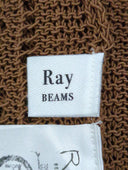 Ray BEAMS / クロシェ編み ノースリーブ ワンピース