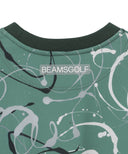 BEAMS GOLF / スプラッシュ柄 クルーネック プルオーバー