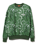 BEAMS GOLF / スプラッシュ柄 クルーネック プルオーバー