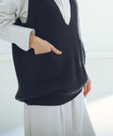 BATONER / シグネチャー ニットベスト