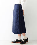 BEAMS BOY / リバーシブル 中綿キルト フレア