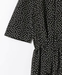 Demi-Luxe BEAMS / ダブルシャーリング ドット ワンピース