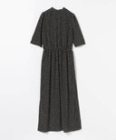 Demi-Luxe BEAMS / ダブルシャーリング ドット ワンピース