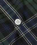 BEAMS F / タータンチェック タブカラーシャツ