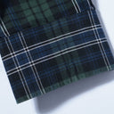 BEAMS F / タータンチェック タブカラーシャツ