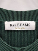 Ray BEAMS / リブ クルーネック プルオーバー