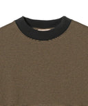 BEAMS LIGHTS / エクストラ ヘビーウェイト ボーダー クルーネックTシャツ