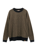 BEAMS LIGHTS / エクストラ ヘビーウェイト ボーダー クルーネックTシャツ
