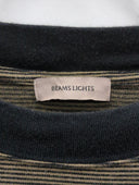 BEAMS LIGHTS / エクストラ ヘビーウェイト ボーダー クルーネックTシャツ