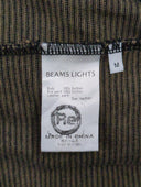 BEAMS LIGHTS / エクストラ ヘビーウェイト ボーダー クルーネックTシャツ