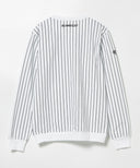 GOLF ORANGE / ストライプ クルーネック プルオーバー