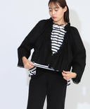 BEAMS JAPAN / バックトゥフロント フリル ブラウス