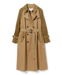 Ray BEAMS / コーデュロイ キリカエ トレンチ コート