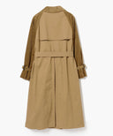 Ray BEAMS / コーデュロイ キリカエ トレンチ コート