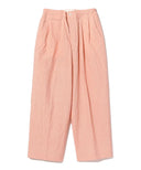 HAVERSACK / コットンナイロン タイプライター 2プリーツ ワイドパンツ