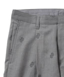 BEAMS LIGHTS / エンブロイダリー 1プリーツ パンツ