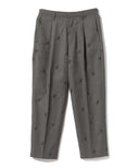 BEAMS LIGHTS / エンブロイダリー 1プリーツ パンツ