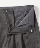 BEAMS LIGHTS / エンブロイダリー 1プリーツ パンツ