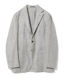 BEAMS F / ウールシルク ハウンドトゥース 3ボタン ジャケット