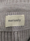 maturely / Tutanaga Rib Pants